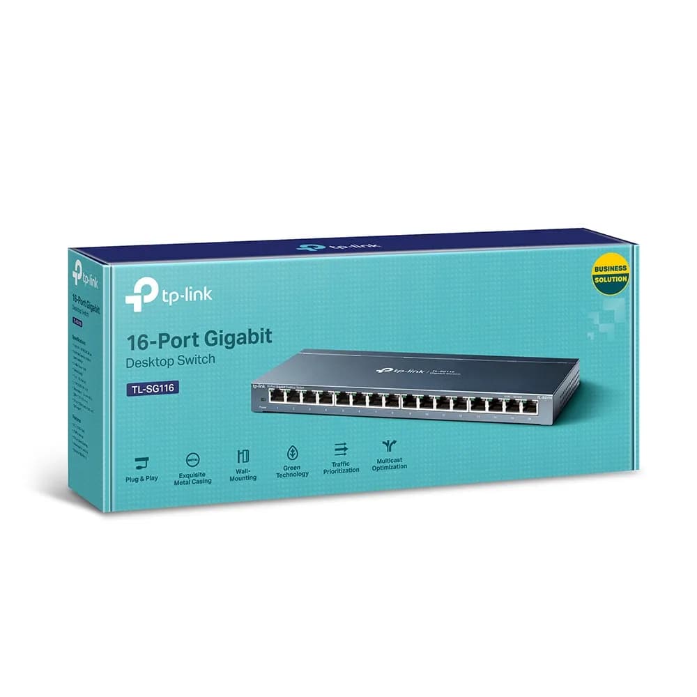TP-Link TL-SG116 dispositivo de redes No administrado Gigabit Ethernet 4