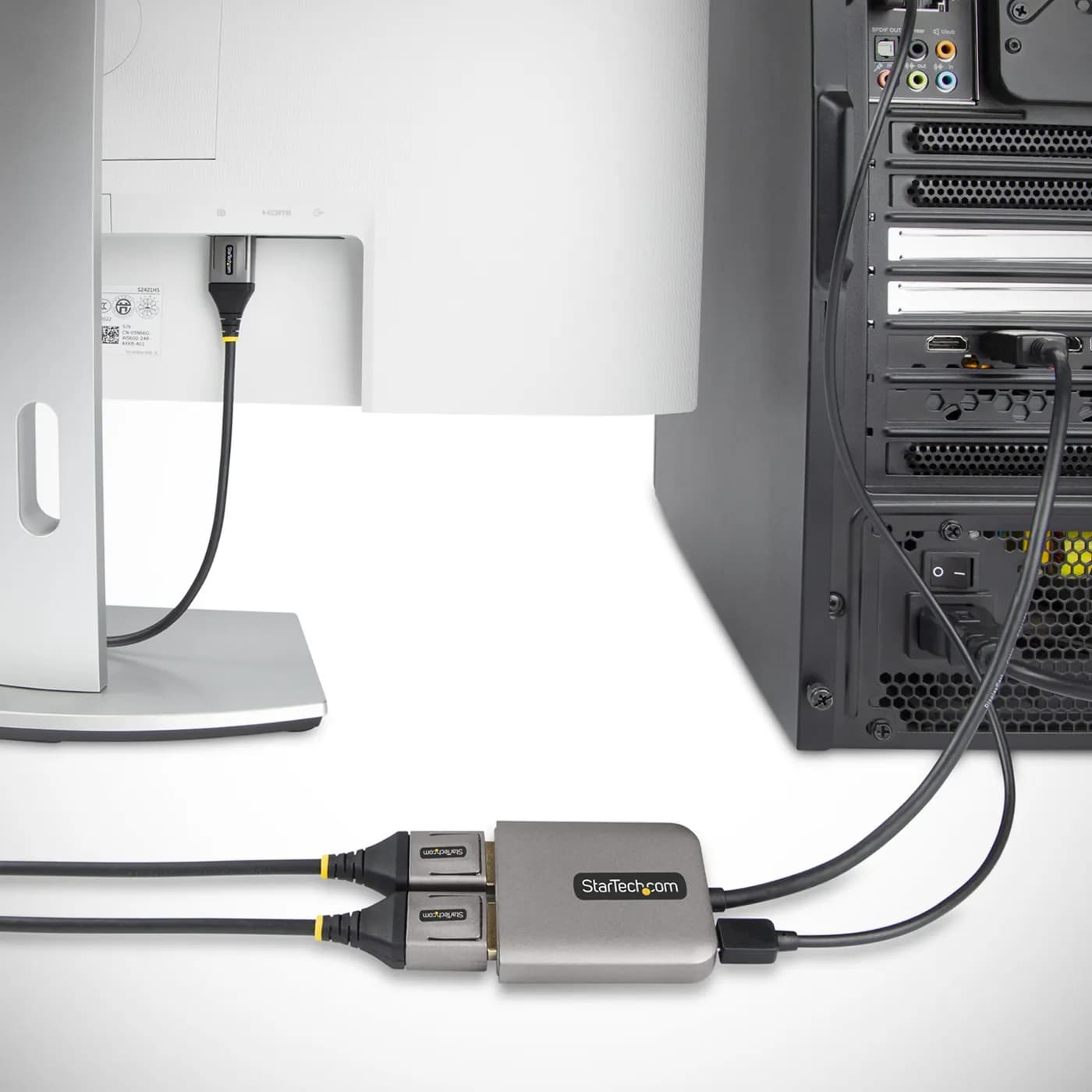 StarTech.com Hub MST de 2 Puertos DisplayPort 1.4 - Divisor Splitter D 8