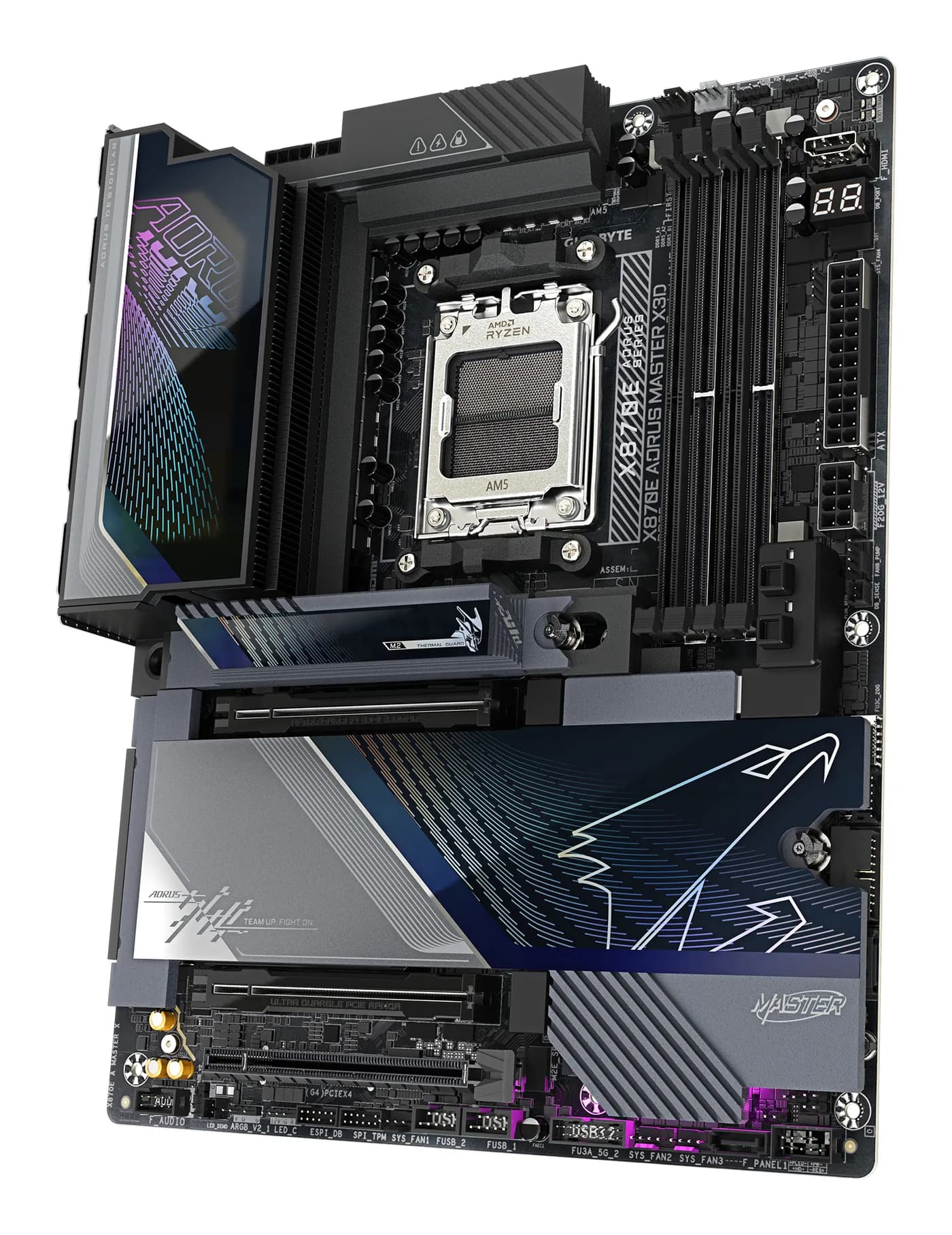 GIGABYTE X870E AORUS MASTER X3D AMD X870E Enchufe AM5 ATX 5