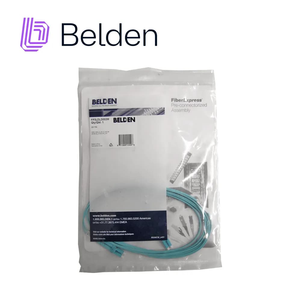 JUMPER DE FIBRA OPTICA MULTIMODO BELDEN FP3LDLD003M / INTERIOR / AQUA  4
