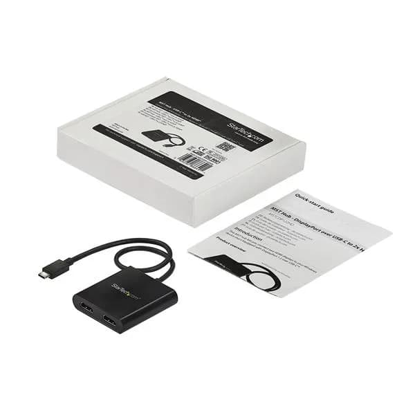 StarTech.com Adaptador USB a HDMI Doble - Hub MST USB Tipo C - Divisor 6