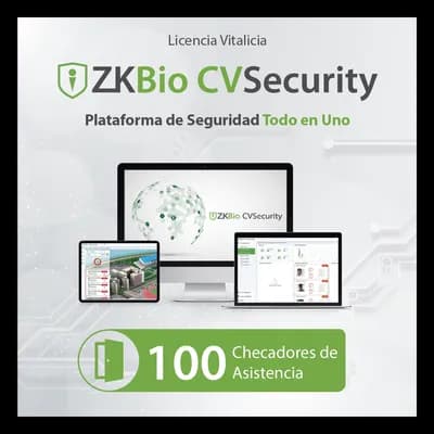 Licencia de Software / Gestión de 100 Dispositivos / Control de Tiempo