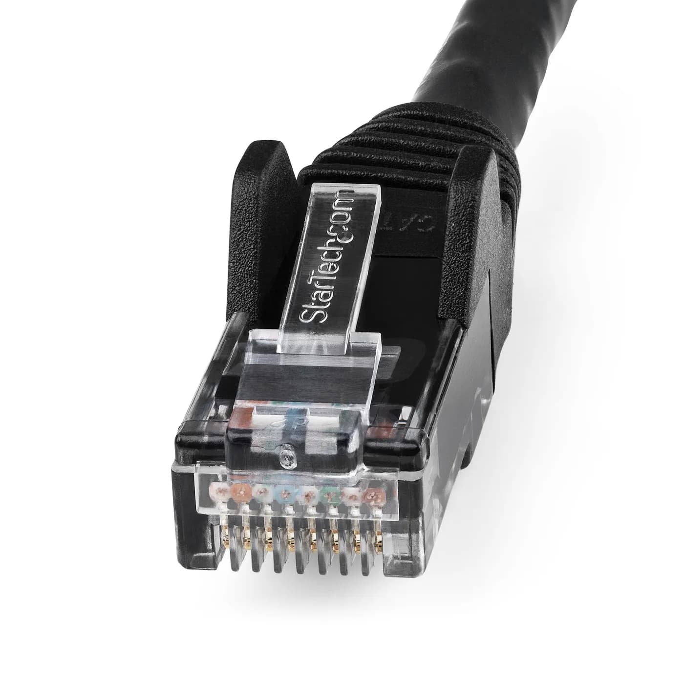 StarTech.com N6LPATCH1MBK cable de red Negro 1 m Cat6 U/UTP (UTP) 2
