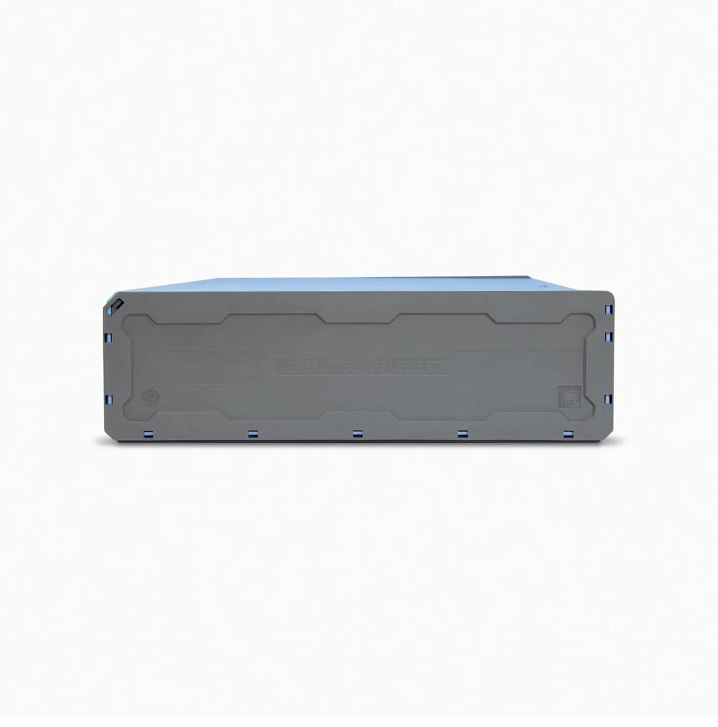 TECHMAKRO CAJA PARA ARCHIVO FORRADO DE PVC, AZUL LIGHT país de origen  5