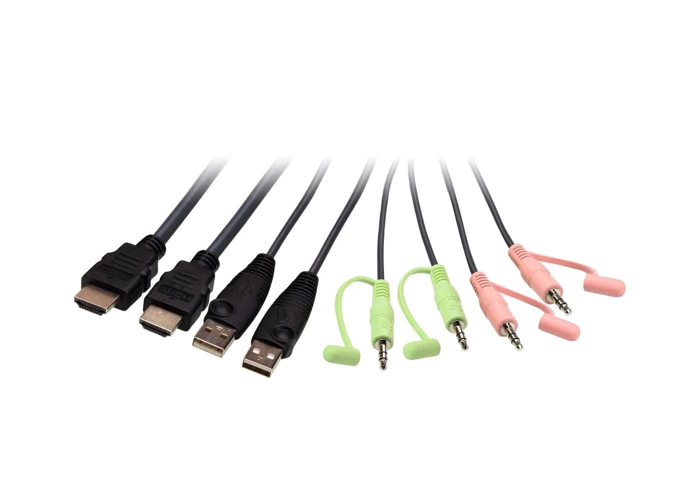 Conmutador KVM / 2 Puertos / HDMI 4K 60 Hz / DCI 4096x2160 / HDCP 2.2  3