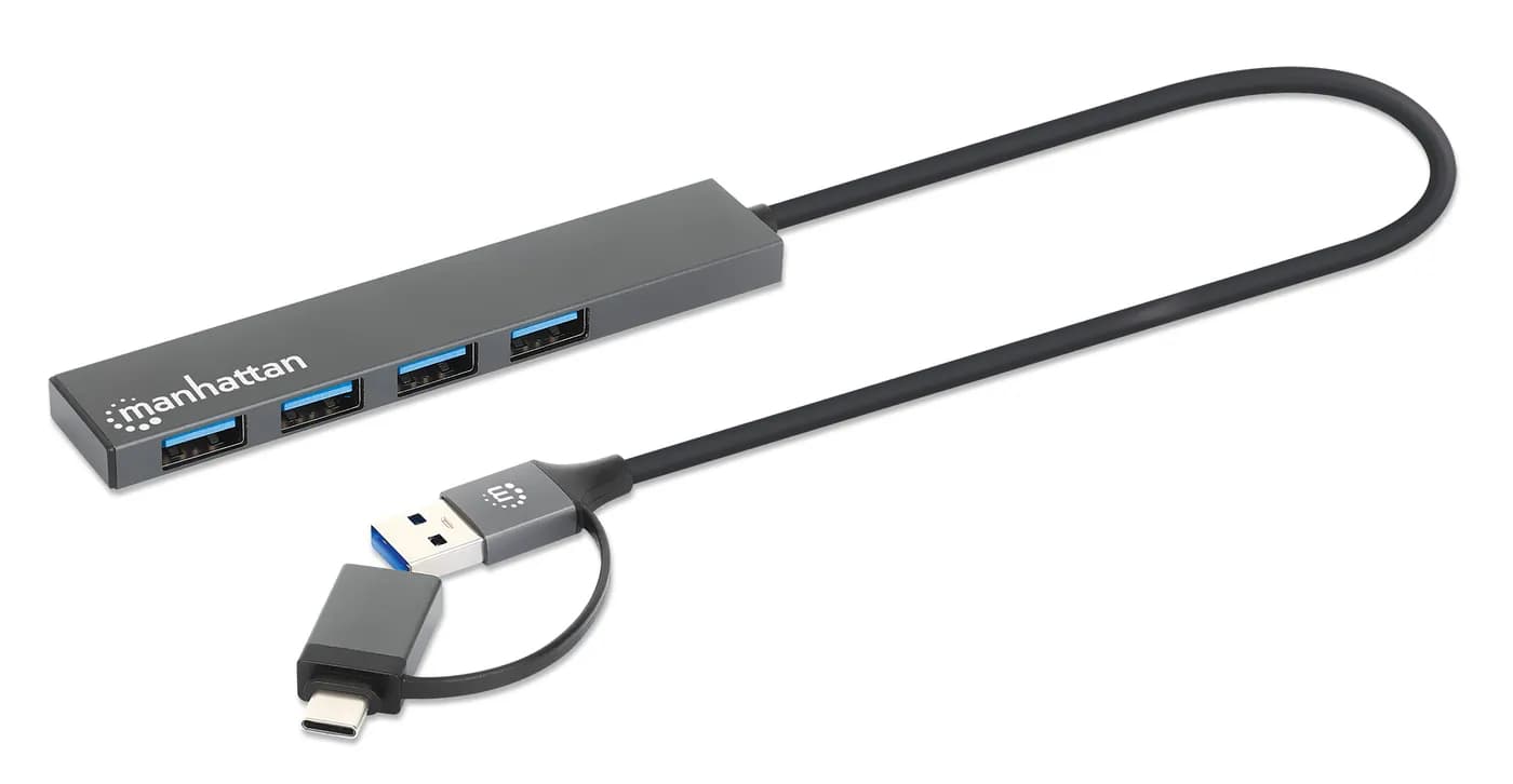Manhattan 181006 base para laptop o replicador de puertos USB 3.2 Gen  2