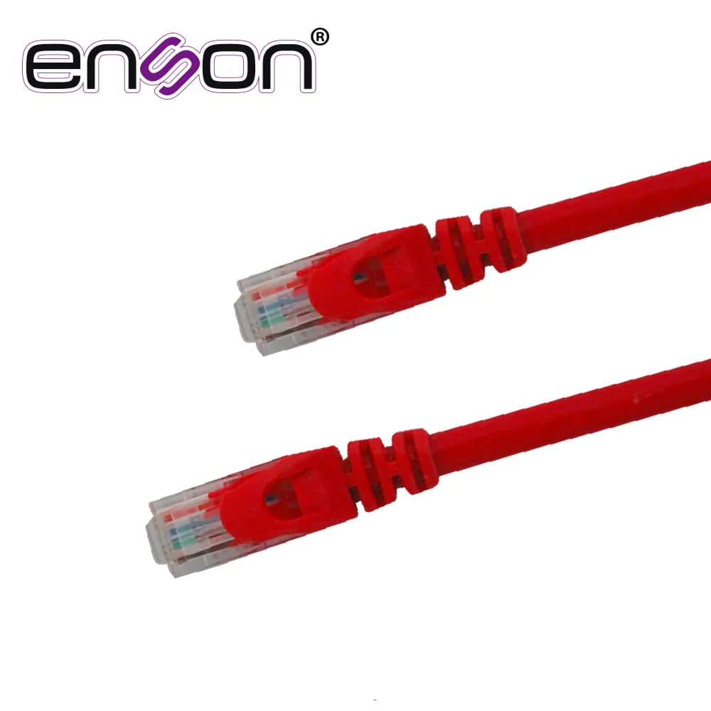 PATCHCORD UTP ENSON P6009R CAT6 90CM ROJO SERIE EPRO 100-II 100 POR CI 2