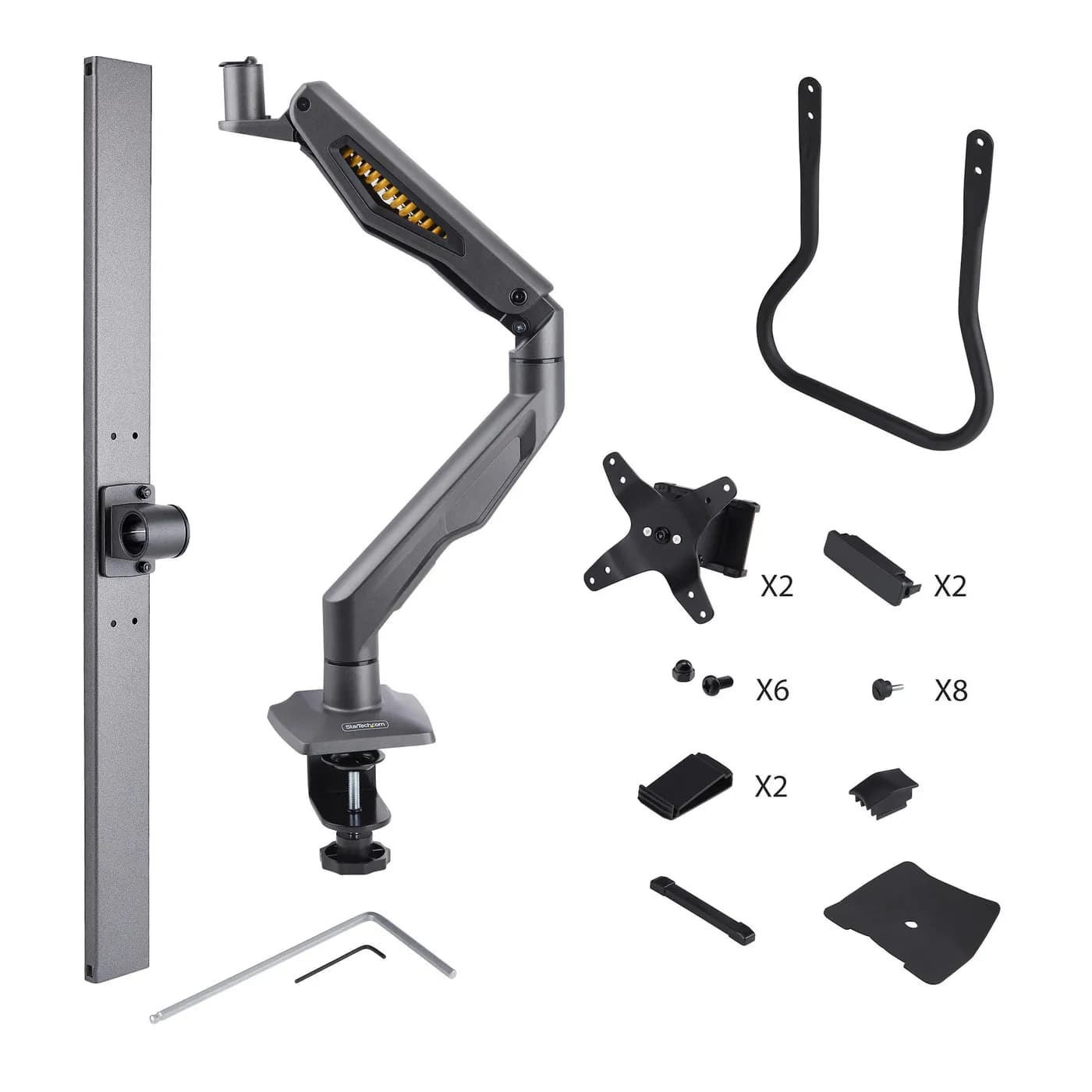 StarTech.com H2M1AS2-MONITOR-ARM soporte para pantalla plana 68.6 cm ( 12