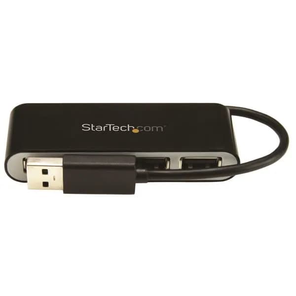 StarTech.com Concentrador USB 2.0 de 4 Puertos con Cable Integrado - H 2