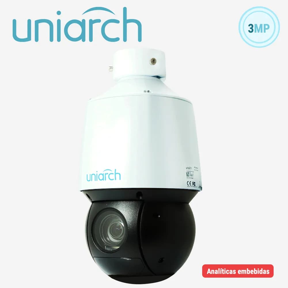 CAMARA IP PTZ UNIARCH IPC-P413-X20K / 3MP / ULTRA265/ LENTE MOTORIZADO 2