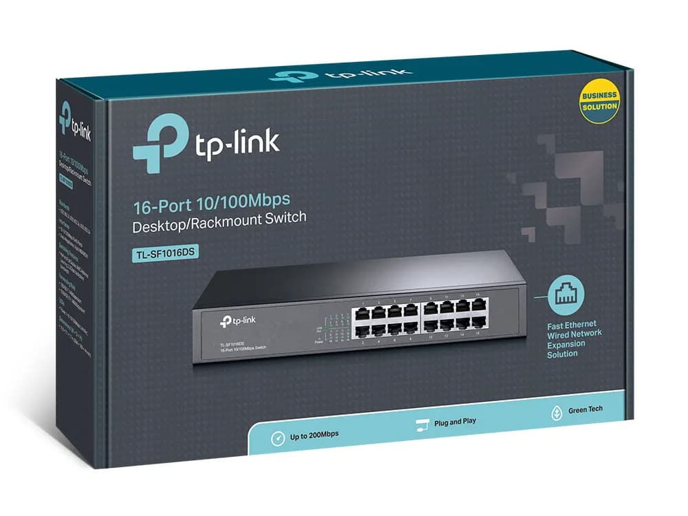 TP-Link TL-SF1016DS dispositivo de redes No administrado Fast Ethernet 4