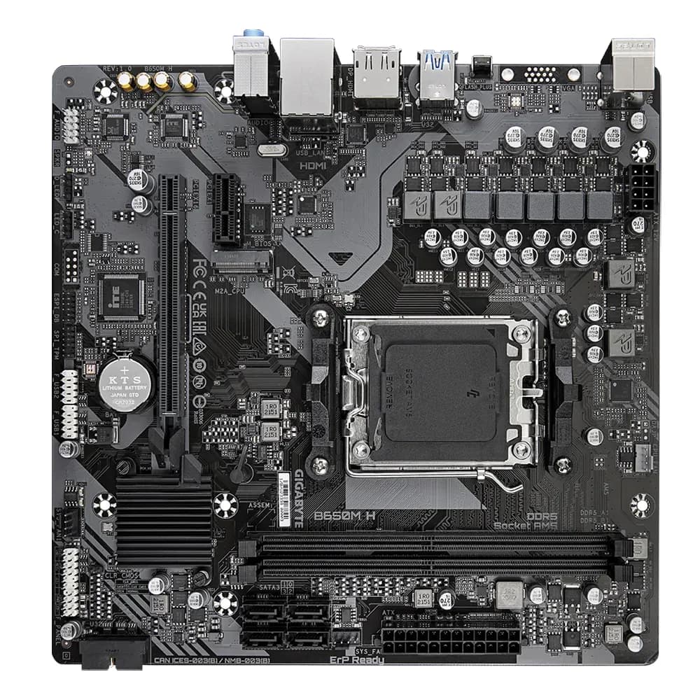 GIGABYTE B650M H placa base AMD B650 Enchufe AM5 Micro ATX 3