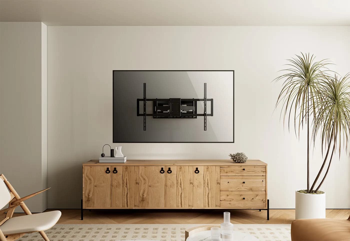 Manhattan 462358 soporte para TV 3.05 m (120") Negro 12