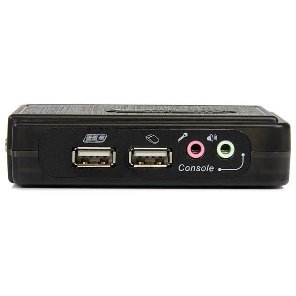 StarTech.com Juego de Conmutador KVM de 2 puertos con todo incluido -  5