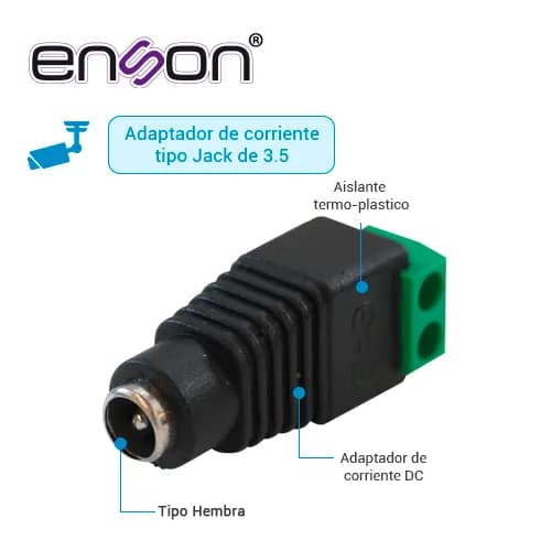 KIT 10 CONECTORES DE CORRIENTE HEMBRA 10x ENS-FC01 HEMBRA ENSON, TIPO  2
