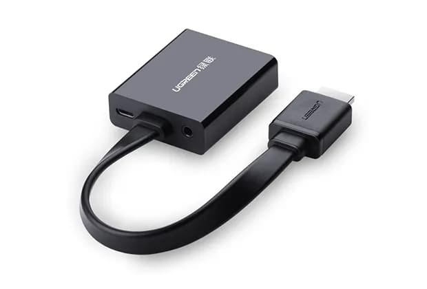 Ugreen 40248 adaptador de cable de vídeo 0.16 m VGA (D-Sub) HDMI + Mic 2
