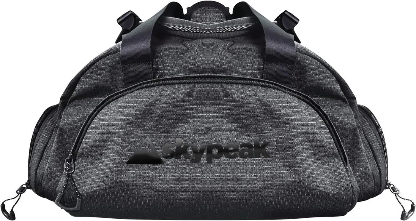 SKYPEAK DUFFLE TELA 18 PULG. NEGRA C/LOGO NEGRO 2