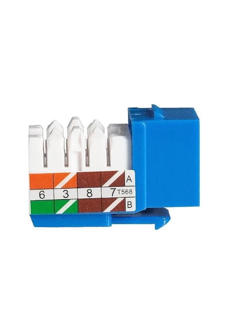 SAXXON M2656B - Modulo jack keystone RJ45 / 8 Hilos / CAT 6 / Compatib 2