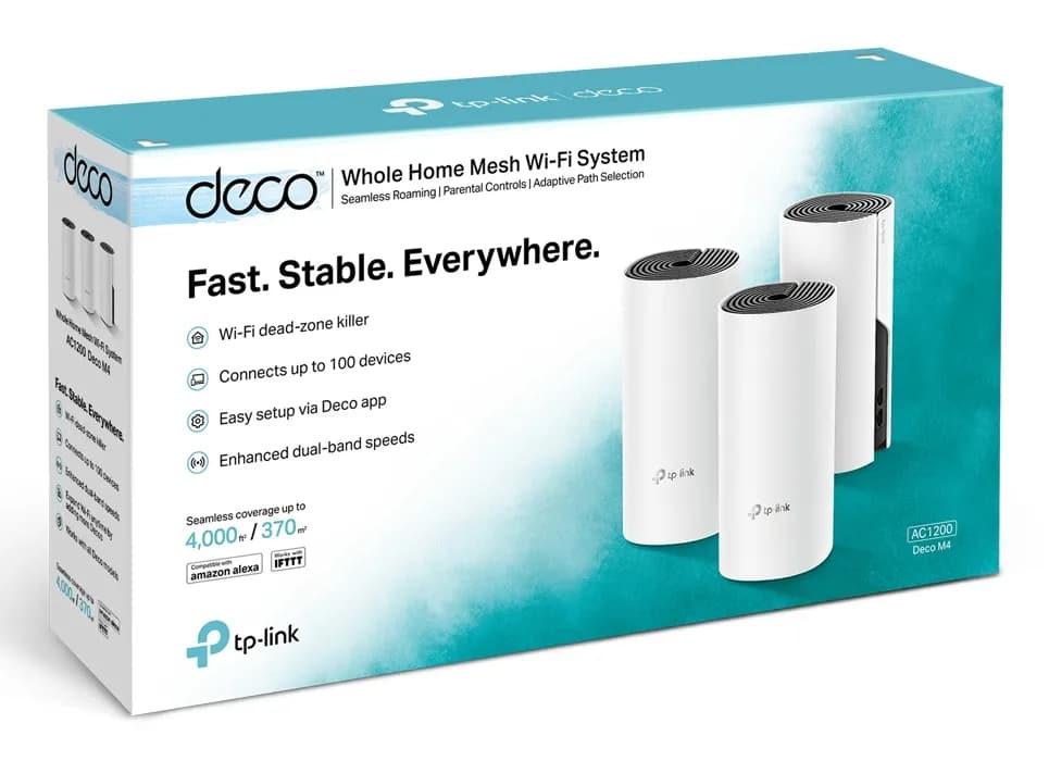 TP-Link Deco M4(3-pack) Doble banda (2,4 GHz / 5 GHz) Wi-Fi 5 (802.11a 3