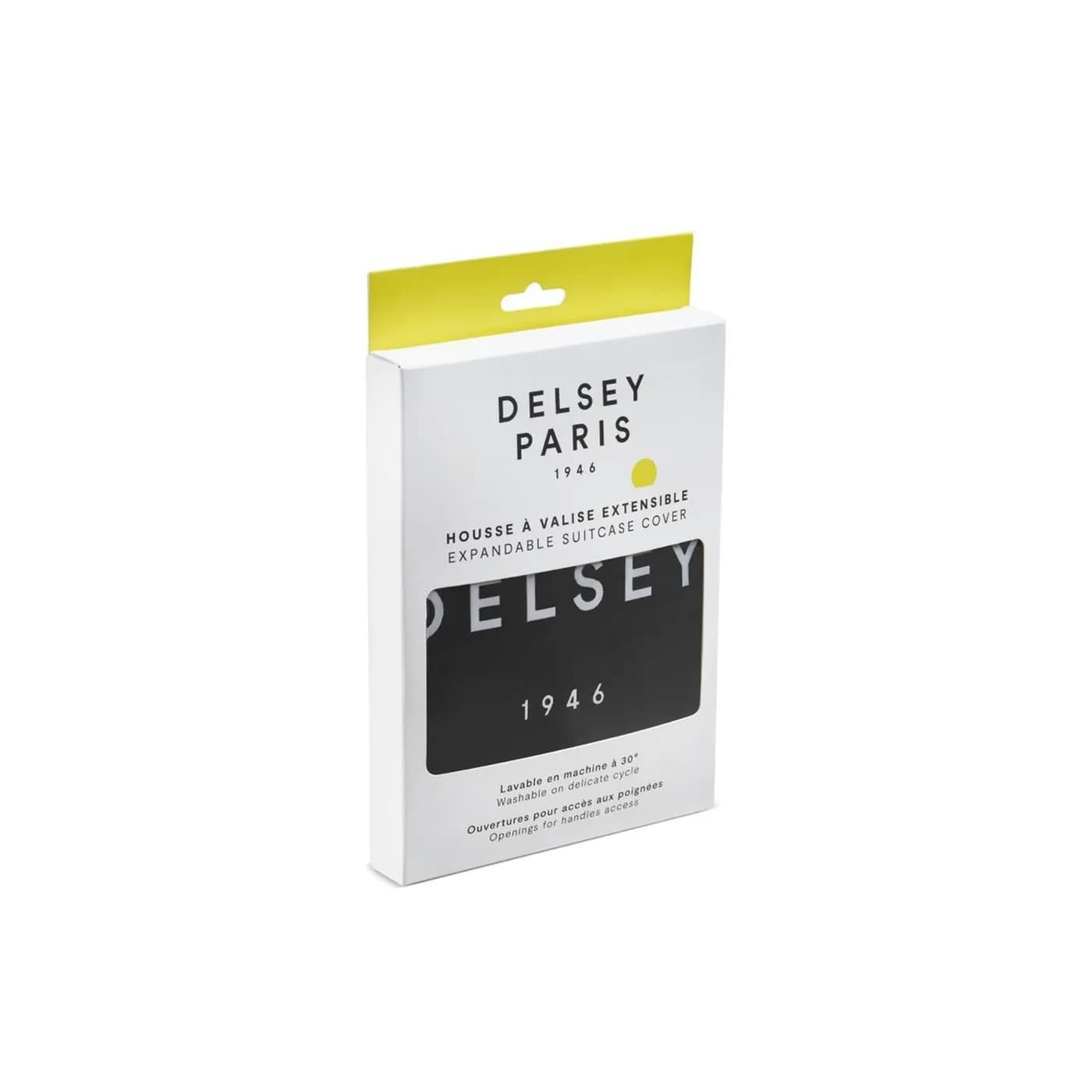 DELSEY FUNDA MEDIANA PARA MALETA DE VIAJE NEGRA 5
