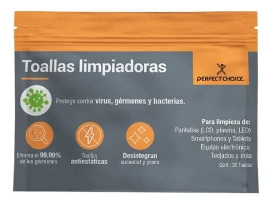 TOALLAS LIMPIADORAS PERFECT CHOICE