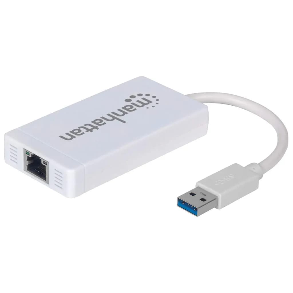 Manhattan Hub de 3 puertos USB 3.0 con Adaptador Gigabit Ethernet 5