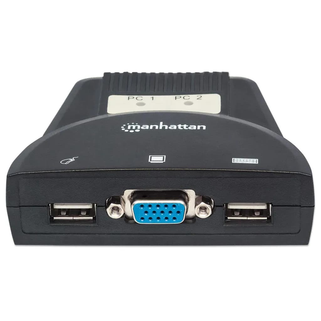 Manhattan Mini Switch KVM de 2 puertos 3