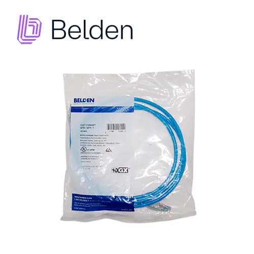 PATCH CORD TRACEABLE UTP CAT6A BELDEN CAT1106007 / INTERIOR / AZUL / 4 2