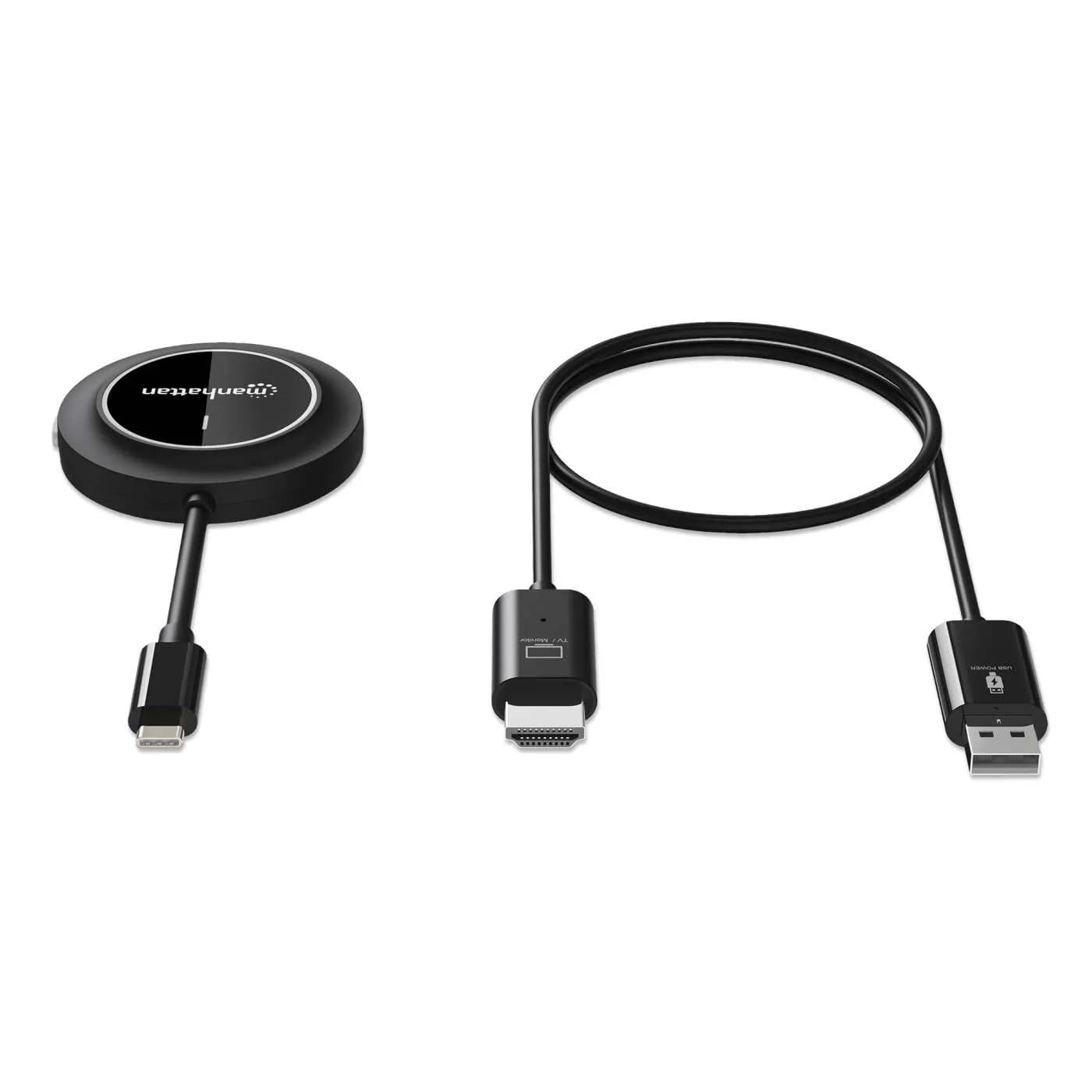 Manhattan Kit de presentación de pantalla HDMI inalámbrica 1080p. Set  7