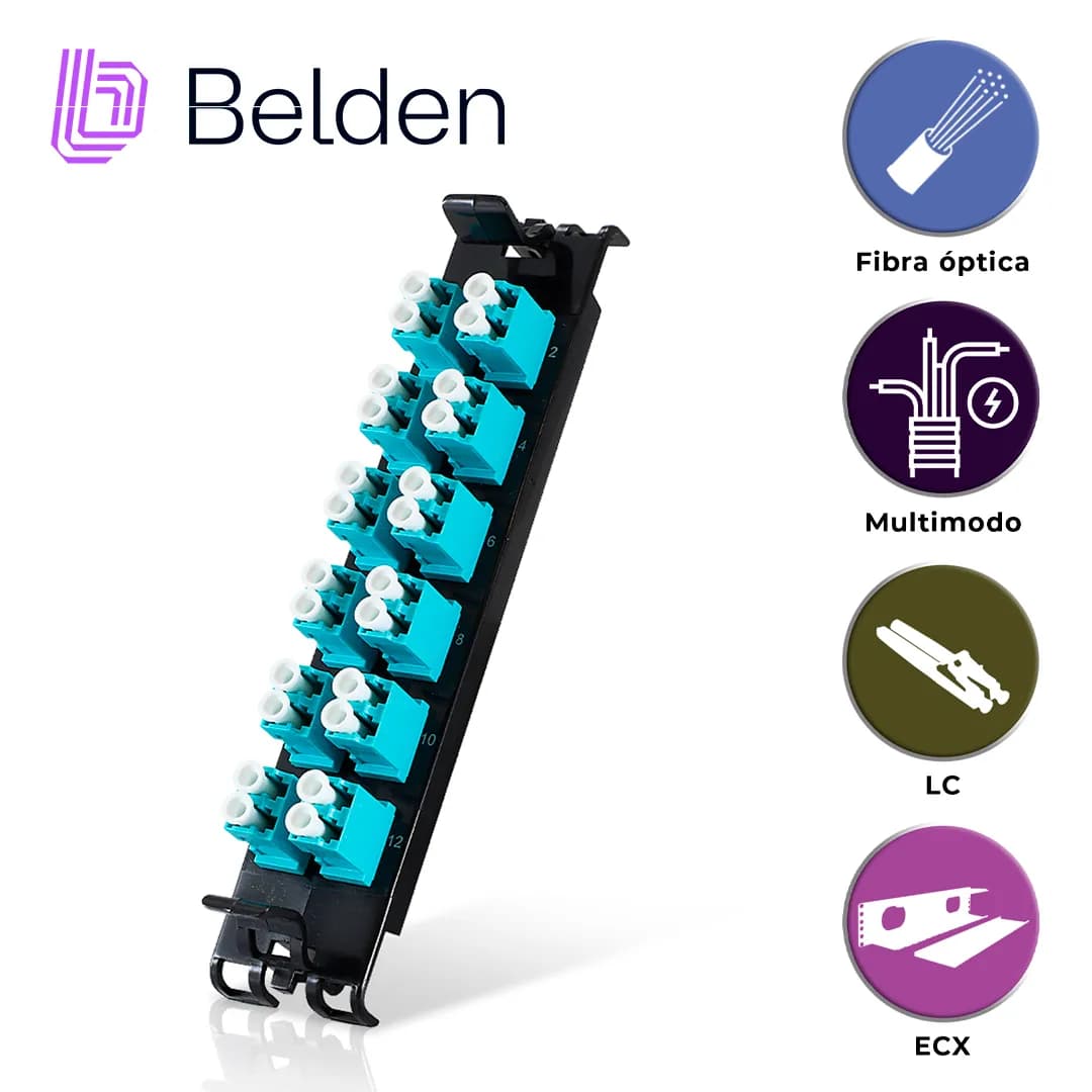 FRAME FX ECX MULTIMODO BELDEN FF3X12LD / OM3 / AQUA / LC DUPLEX / 12 P 5