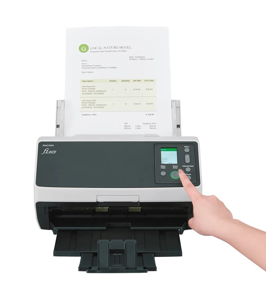 Ricoh fi-8170 ADF + Escáner de alimentación manual 600 x 600 DPI A4 Ne 3