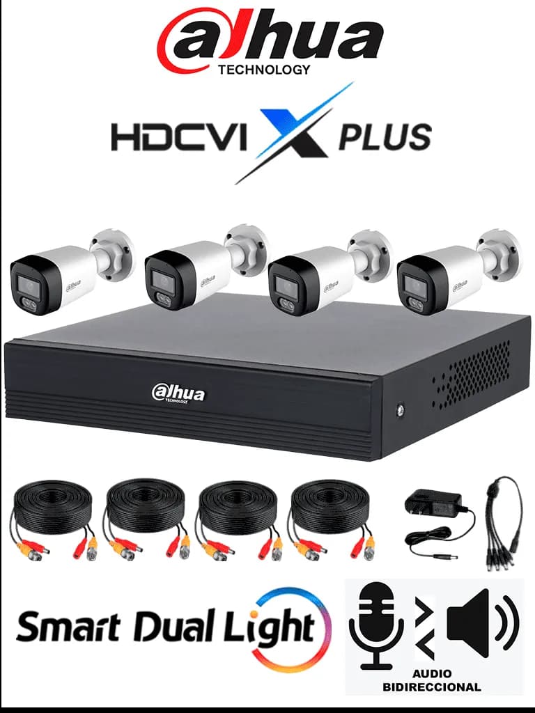 Dahua DH-KIT/XVR1B04-I/T/4-HAC-HFW1200RLN-IL-T