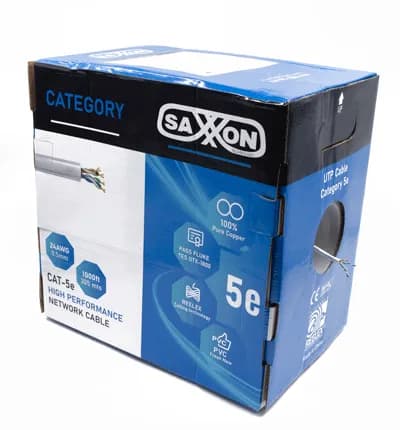 SAXXON OUTP5ECOP305BC - Bobina de Cable UTP Cat5e 100% Cobre/ 305 Metr 2