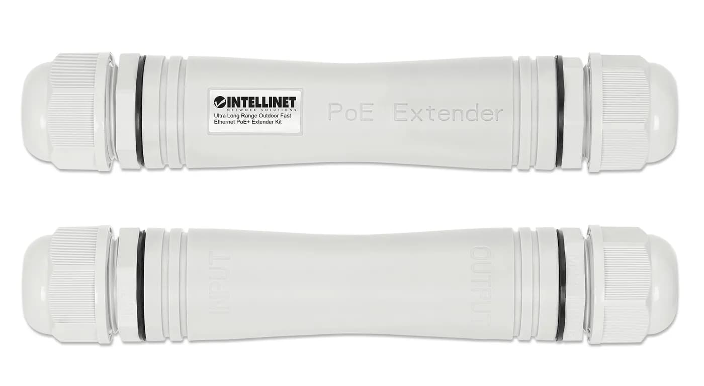 Intellinet 561952 extensor de red Blanco 10, 100 Mbit/s 3
