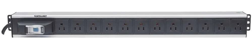 Intellinet Barra multicontactos vertical con 12 salidas - Contactos ti 4