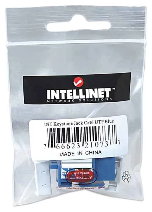 Intellinet JACK RJ45 CAT6 KEYSTONE DE IMPACTO AZUL 2