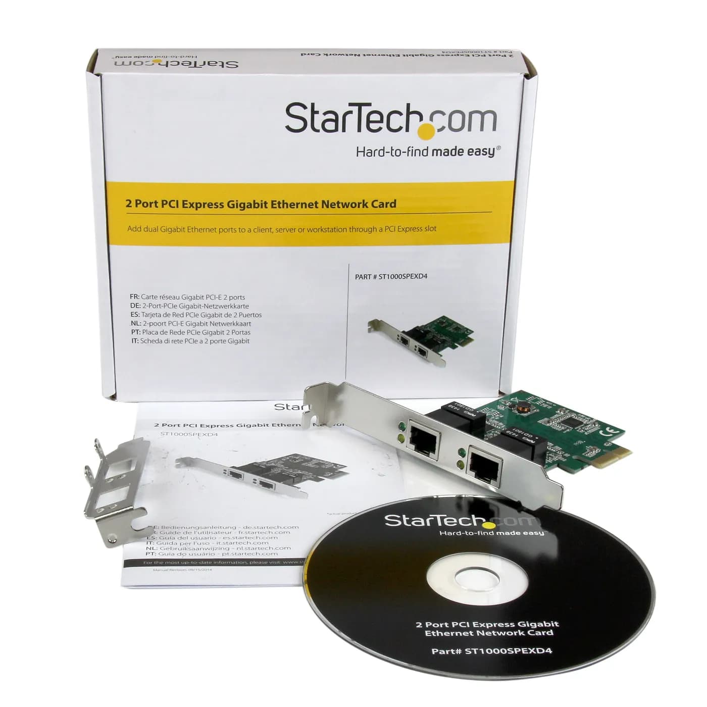 StarTech.com Adaptador Tarjeta de Red NIC PCI Express PCI-E de 2 Puert 5
