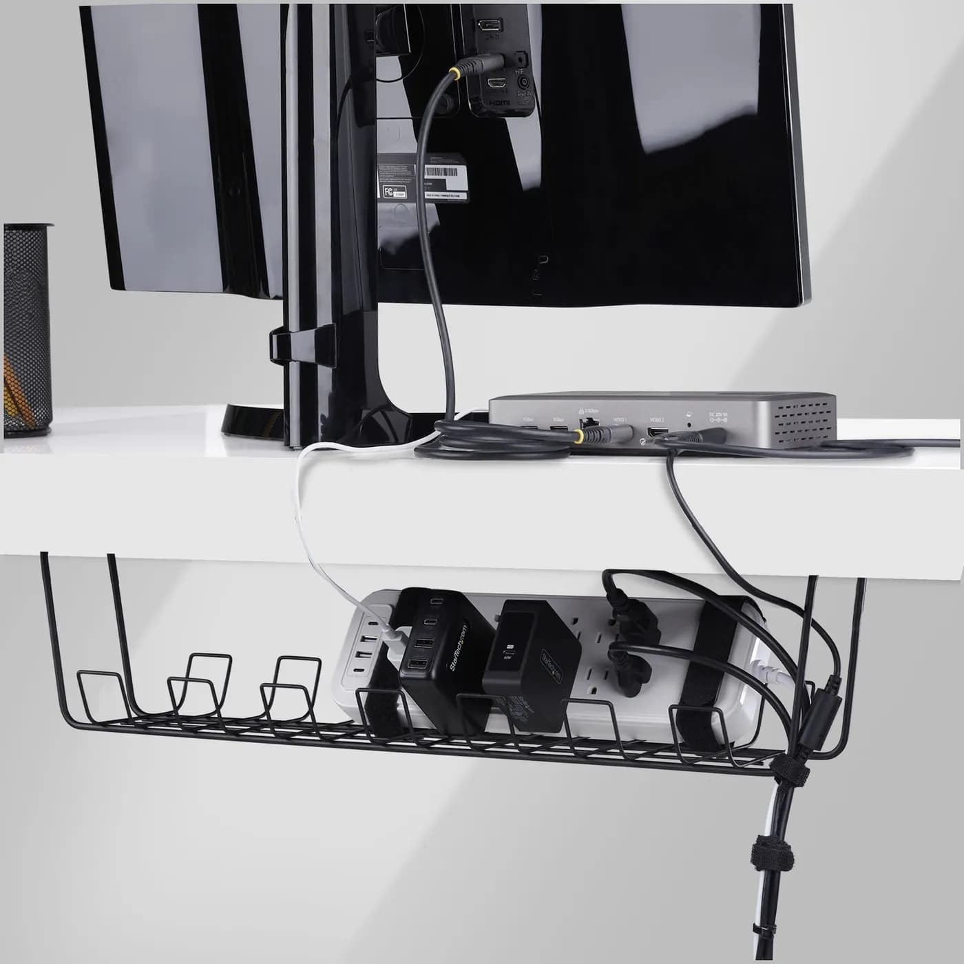 StarTech.com Charola de Administración de Cables para Debajo del Escri 4