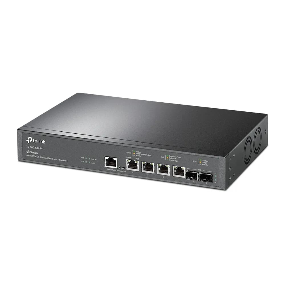 Switch L2+ PoE++ / 6 Puertos 10G / 4 Puertos Multi-Gigabit 1G/2.5G/5G/ 2