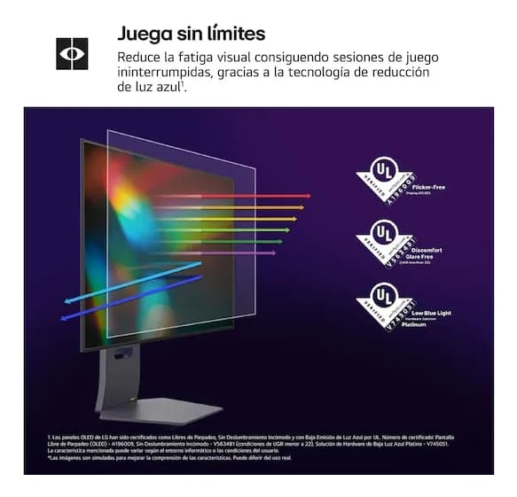 LG 27GX704A-B monitor de computadora 68.6 cm (27") 2560 x 1440 Pixeles 8