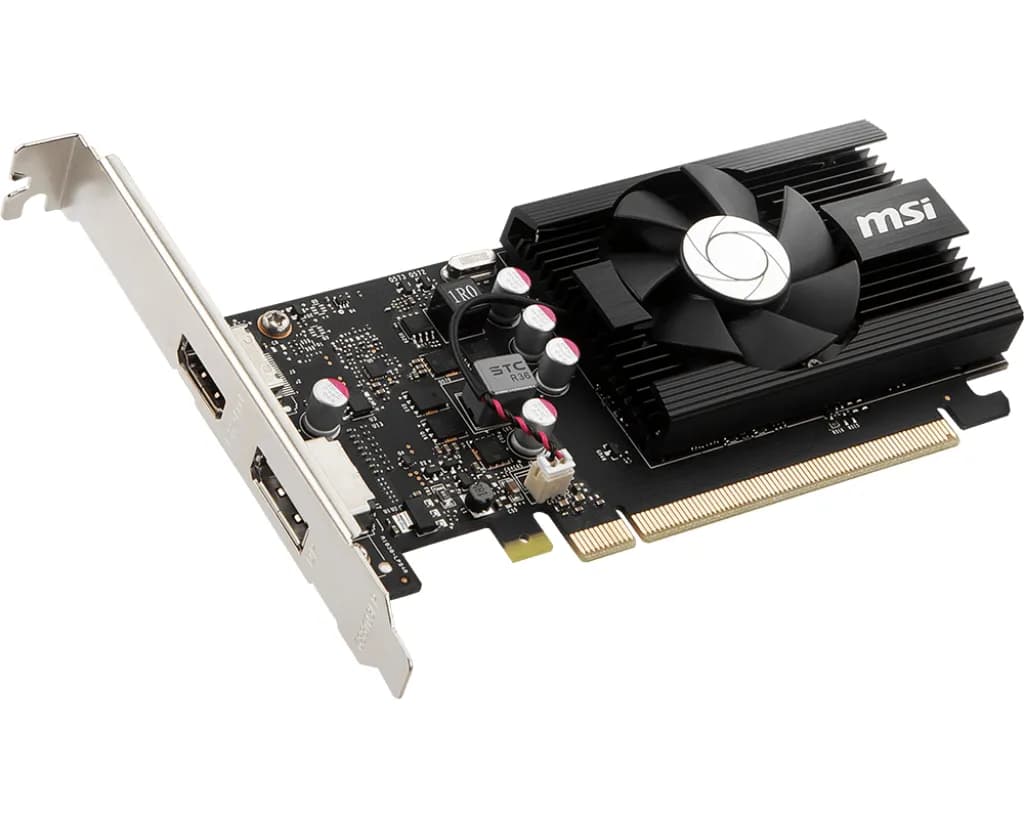 MSI GT 1030 2GD4 LP OC tarjeta gráfica NVIDIA GeForce GT 1030 2 GB GDD 2