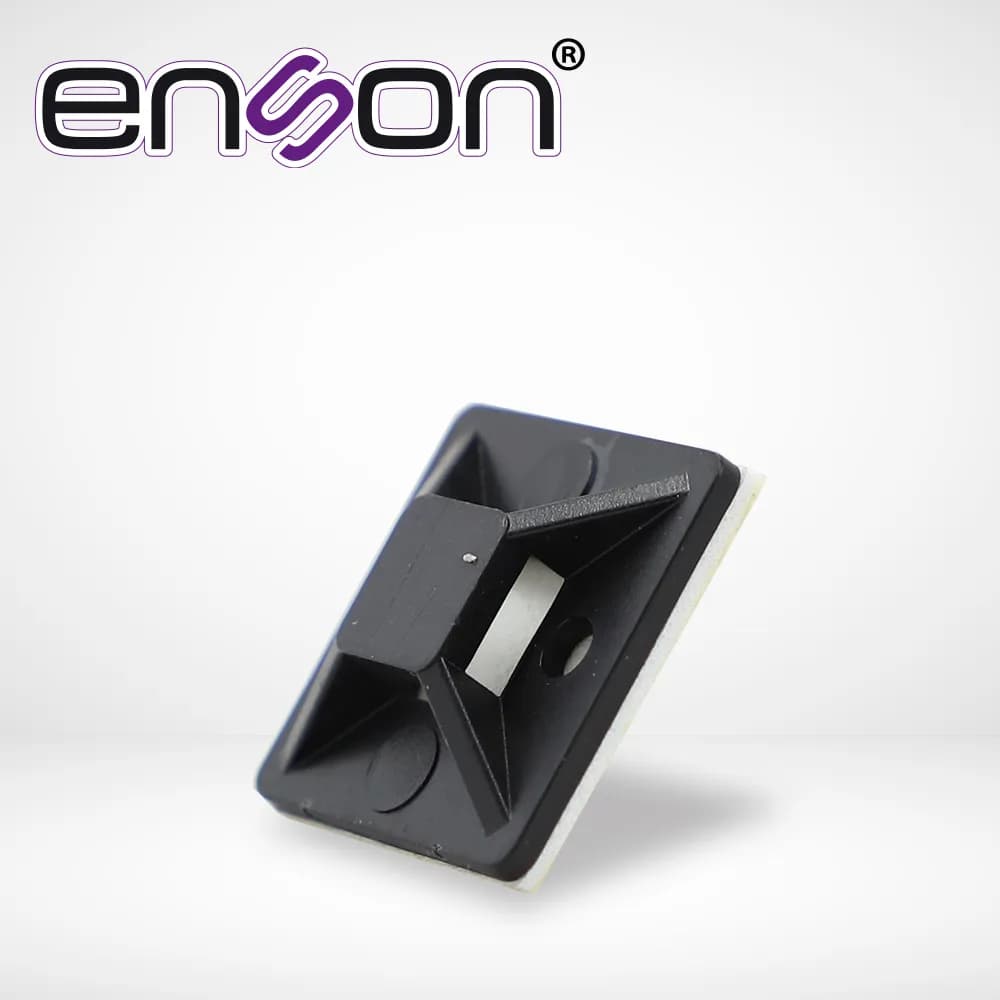 BASE PORTA CINCHO DE NYLON ENSON ENS-AG19 DE 25 X 25MM AUTOADHERIBLE B 2