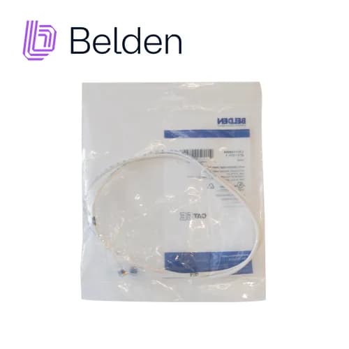 PATCHCORD UTP CAT5E BELDEN C501109004 FORRO PVC BLANCO CMR-RISER 4 PAR 4