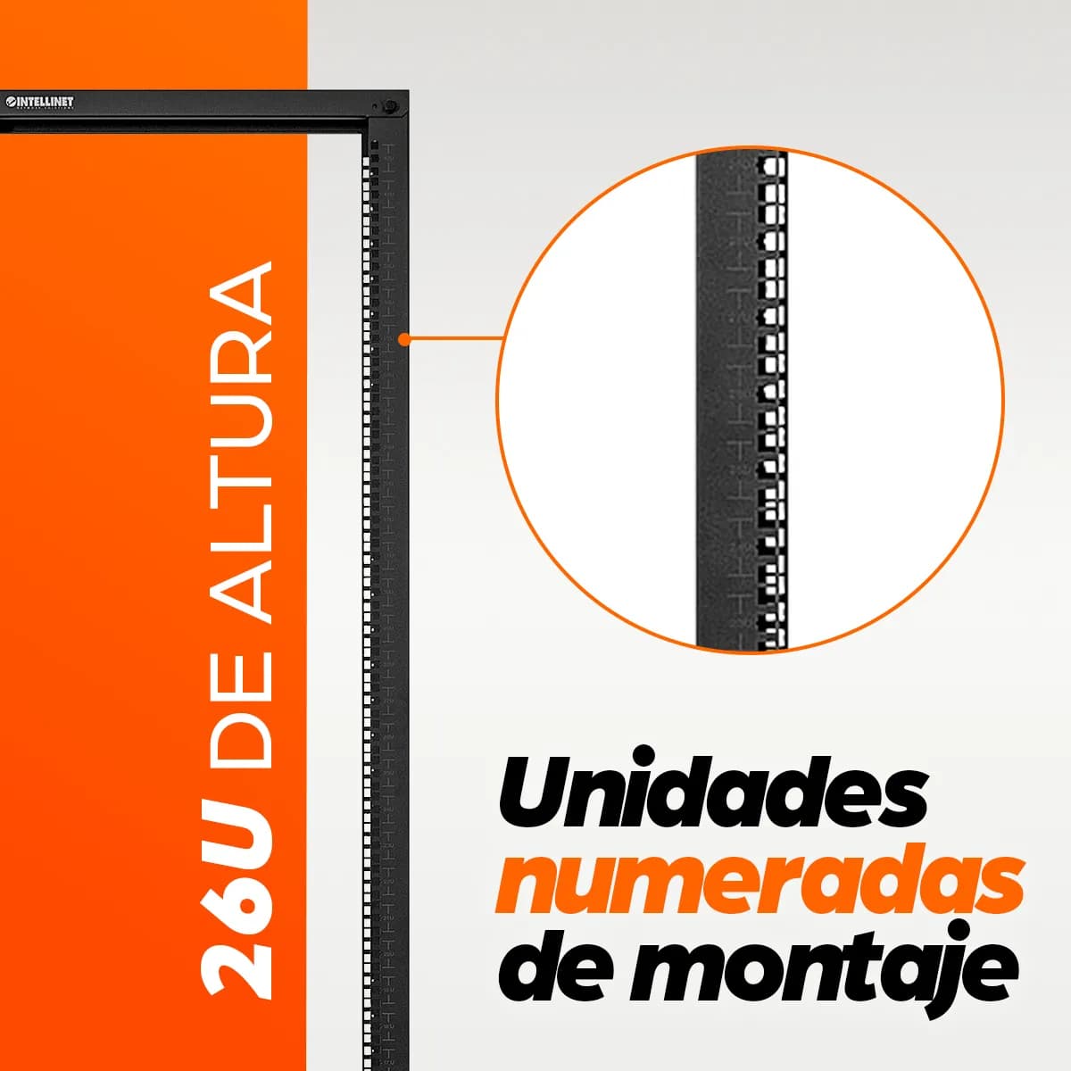 Intellinet Rack de dos postes, 19" 7
