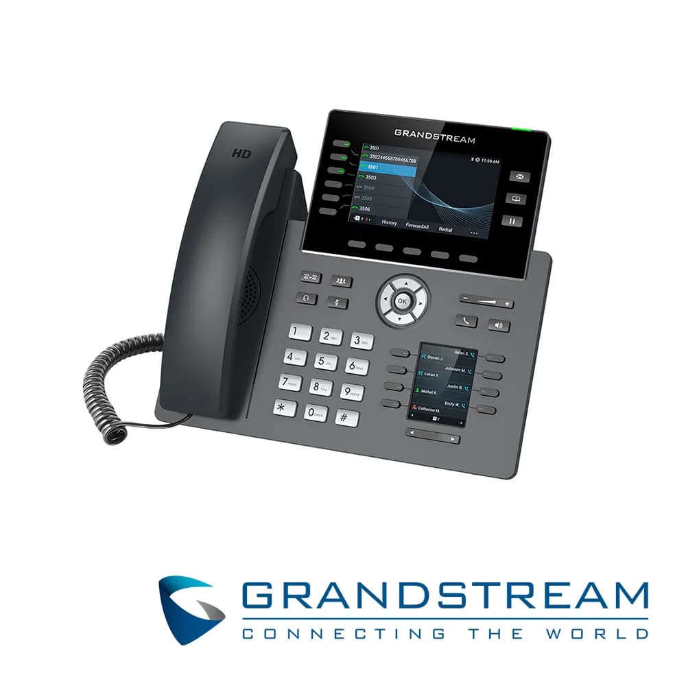 TELEFONO IP GRADO CARRIER WIFI 6 GRANDSTREAM GRP2616 / 16 CUENTAS SIP